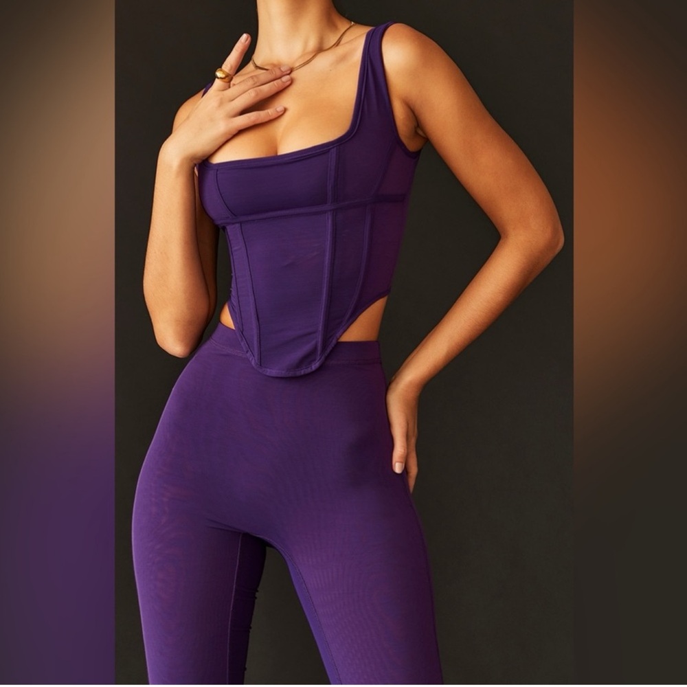 House of CB Erin Grape Corset XS, and matching trousers Small